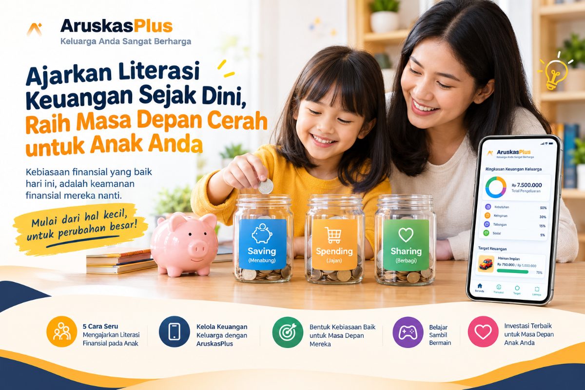 5 Cara Seru Ajarkan Anak Literasi Keuangan Sejak Dini